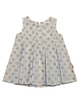 Nino Bambino 100% Organic Cotton Sleeveless Dress For Baby Girls