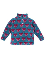 Nino Bambino Anti-Pill Polyester Recycled Polar Fleece Long Sleeve Winter Sweatshirt For Baby Girl