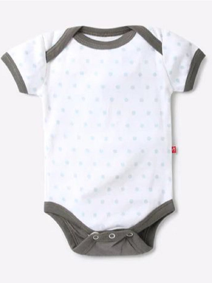 Nino Bambino 100% Organic Cotton Short Sleeve Bodysuit For Baby Girls