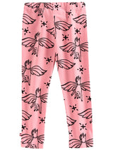 Nino Bambino 100% Organic Cotton Bird Print Pink Legging For Girls