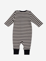 Nino Bambino 100% Organic Cotton Long Sleeve Zipper Romper For Unisex Baby