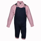 Nino Bambino 100% Organic Cotton Shirt & Dungree Set For Baby Boy.