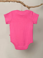 Nino Bambino 100% Organic Cotton Slogan Print Short Sleeve Bodysuits For Baby Girl.