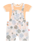 Nino Bambino 100% Organic Cotton Short Sleeve T-shirt & Dungree For Baby Girls