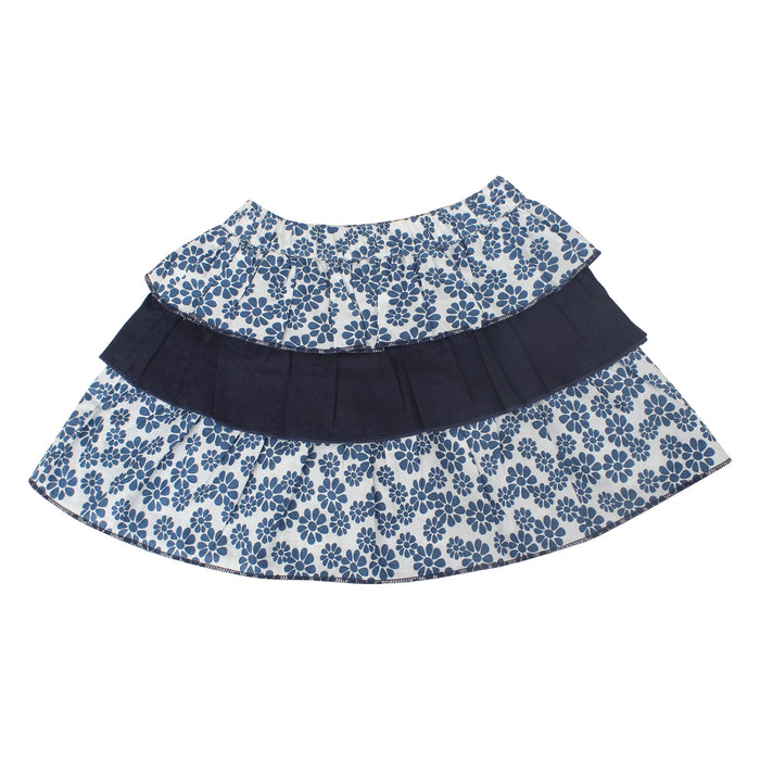 Nino Bambino 100% Pure Organic Cotton Floral Multicolor Girl Skirts