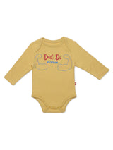 Nino Bambino 100% Organic Cotton Slogan Print Long Sleeve Bodysuits For Baby Boy