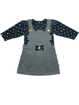 100% Organic Cotton Dungaree Dress Set