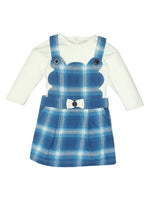 Nino Bambino 100% Organic Cotton Dungaree Dress Sets For Baby Girls