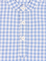 Nino Bambino 100% Pure Organic Cotton Full Sleeve Checked Kurta & White Pajama For Babies & Kids Boy