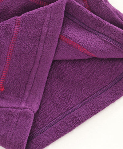 Nino Bambino Polar-Fleece High Collar Purple Color Sweatshirt for Kids