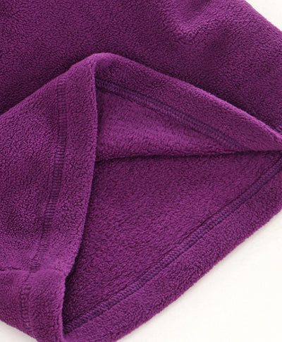 Nino Bambino Anti-Pill Polyester Recycled Polar Fleece Long Sleeve Purple Hoodies Sweatshirts For Unisex Baby