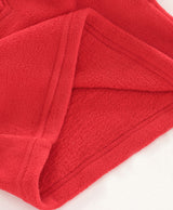 Nino Bambino Polar-Fleece Red Hoddie Sweatshirt For Unisex Baby