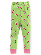 Nino Bambino 100% Organic Cotton Long Sleeve Pajama Sets/Top And Bottom Sets For Baby Girls & Kid Girls.