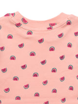 Nino Bambino 100% Organic Cotton Long Sleeves Top And Bottom Sets/Pajama Sets For Kids Girls