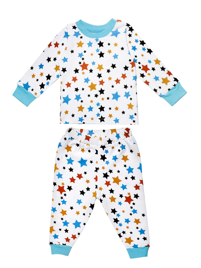 Nino Bambino 100% Organic Cotton Top-Bottom Set/Pajama Set For Unisex Baby