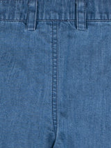 Nino Bambino 100% Organic Cotton Medium Blue Denim Shorts For Unisex Kids
