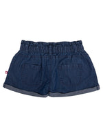 Nino Bambino 100% Organic Cotton Dark Blue Denim Short For Girls