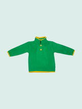 Nino Bambino High Collar Anti-Pill Polyster Recycled Polar Fleece Sweatshirt For Unisex Baby