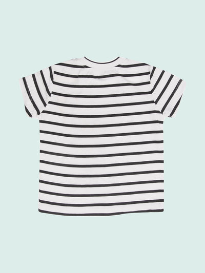 Nino Bambino 100% Organic Cotton Round Neck Half T-Shirts & Shorts For Unisex Baby
