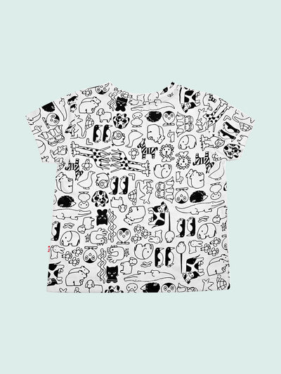 Nino Bambino 100% Organic Cotton Half T-Shirt & Shorts Set For Unisex Baby Baby Boy & Baby Girls