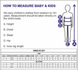 Nino Bambino 100% Organic Cotton Long Sleeves Pyzama Sets For Unisex Babies & Kids