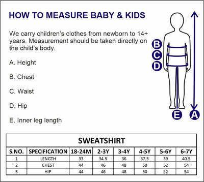 Nino Bambino 100% Organic Cotton Round Neck Full Sleeve Yellow Color Sweatshirt For Unisex Kids