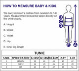 Nino Bambino 100% Pure Organic Cotton Sleeveless Printed Girls Tops Dress