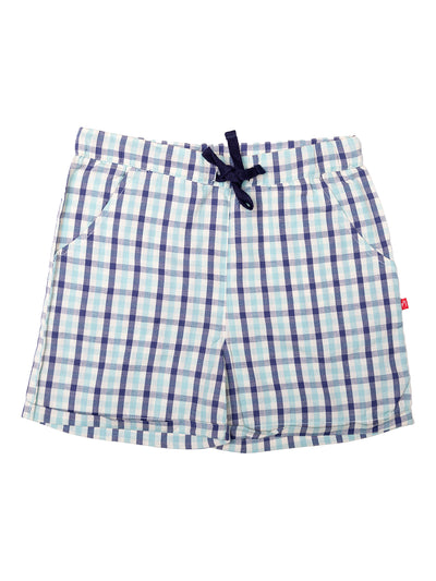 Nino Bambino 100% Organic Cotton Navy Blue Color Half T-Shirt & Shorts Set For Baby & Kid Boys
