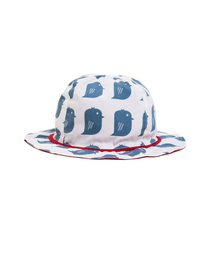 Nino Bambino 100% Organic Cotton Penguin Print Sun Protection Hat For Baby Infant Boy